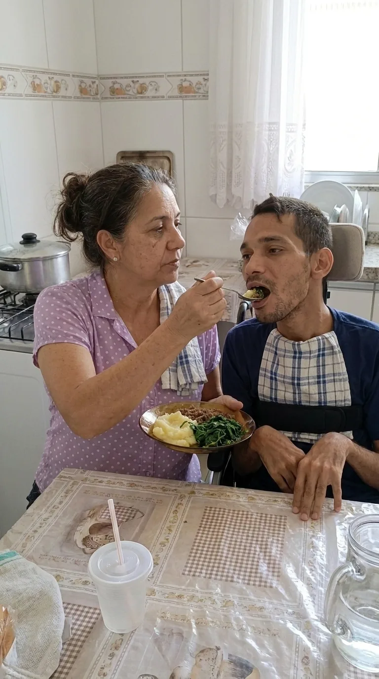 Cida com Rodrigo